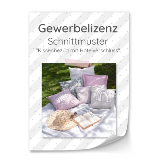 Gewerbelizenz - Kissenbezug mit Hotelverschluss