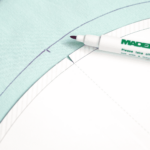 Markierstift für helle Textilien selbstlöschend 2 Seiten Violett