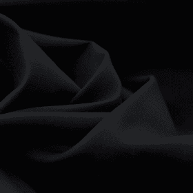 Popeline - dünner Baumwollstoff - Schwarz