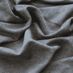 French Terry - dünner Sweatshirtstoff - Dunkelgrau meliert