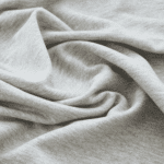 French Terry - dünner Sweatshirtstoff - Hellgrau meliert