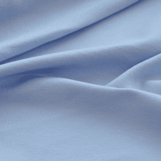 French Terry - dünner Sweatshirtstoff - Puderblau