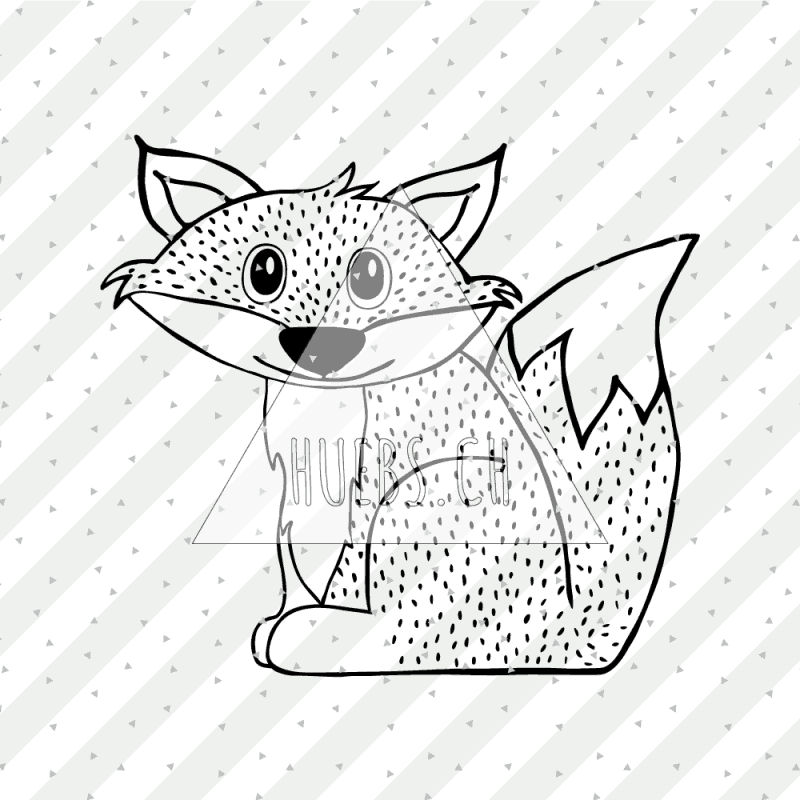 Plottermotiv - Fuchs Herr Filou