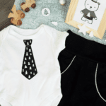 Plottermotiv Krawatte mit Tannen