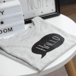 Plottermotiv Sprechblase Hallo