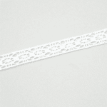 Baumwollspitze - 15 mm - Weiß