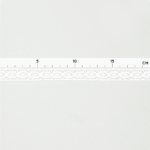 Baumwollspitze - 15 mm - Weiß