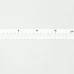 Baumwollspitze mit leichten Zacken - 14 mm - Weiß