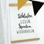 Plottermotiv - Schlafen Essen Spielen Wiederholen