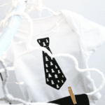 Plottermotiv - Krawatte mit Tannen