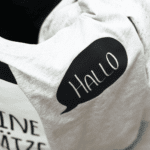 Plottermotiv - Sprechblase Hallo