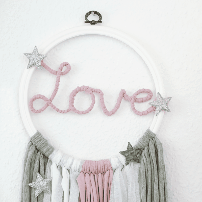 Traumfänger - Anleitung & Vorlage - DIY Stoffe