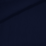 Musselin - Baumwollstoff - Dunkelblau
