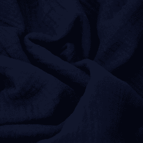 Musselin - Baumwollstoff - Dunkelblau