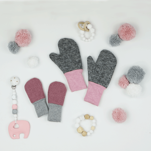 Handschuhe für Babys & Kinder - Anleitung und Schnittmuster - DIY Stoffe
