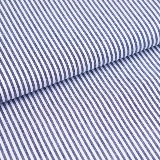 Baumwollstoff Dunkelblauer Stoff Meterware Baumwollstoff