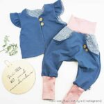 French Terry Smoky Jeansblau DIY Stoffe