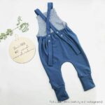French Terry Smoky Jeansblau DIY Stoffe