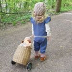 French Terry Smoky Jeansblau DIY Stoffe