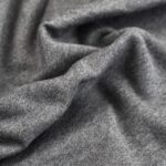 Bündchen - Dunkelgrau meliert