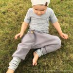 Bündchen - Mittelgrau meliert