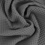 Waffelpique 2 Dunkelgrau