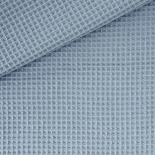 Waffelpique 2 Graublau