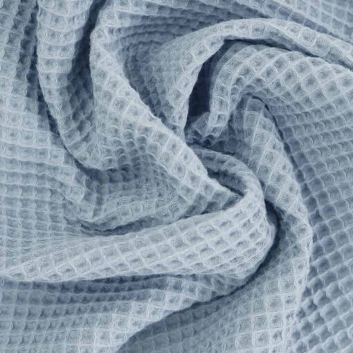 Waffelpique 2 Graublau