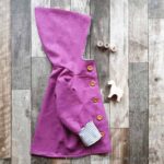 Mantel Mika - Ramie Flieder-Beere