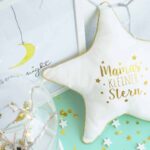 DIY Stoffe - Stern Kissen