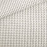 Waffelpique - Cremeweiß