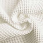 Waffelpique - Cremeweiß