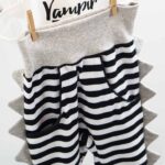 Single Jersey – Schwarz/Weiß gestreift