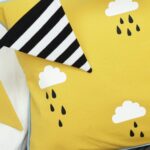 Single Jersey – Schwarz/Weiß gestreift