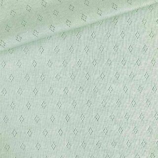 Pointoille Jersey - Pastell-Mintgrün