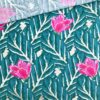 Musselin - Junglegreen Magnolia Gold