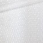 Baumwolle - Blumenstickerei Warmweiß