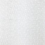 Baumwolle - Blumenstickerei Warmweiß