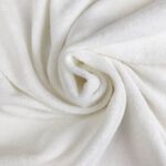 Frottee-Jersey - Cremeweiß