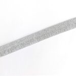 Gummiband - Weiß Silber - 20 mm