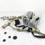 Gummiband - Weiß Silber - 20 mm