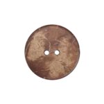 Kokosnussknopf - 30 mm - 2 Loch