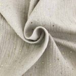 Musselin Goldpünktchen - Dusty Sand 2