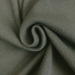 Rippenjersey - Schlauchware - Dunkles Khaki