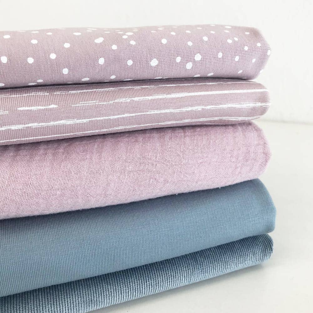 Single Jersey Mini Dots Elfenrosa DIY Stoffe