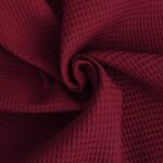 Waffelpique - Dunkle Kirsche