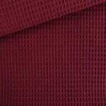 Waffelpique - Dunkle Kirsche