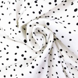Single Jersey - Mini Dots Cremeweiß