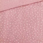 Musselin - Pünktchen Lachsrosa