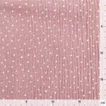 Musselin - Pünktchen Lachsrosa